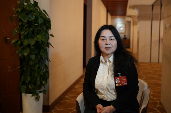 全国政协委员、多模态AI系统实验室主任、中国科学院院士乔红。人民网记者王晓啸摄